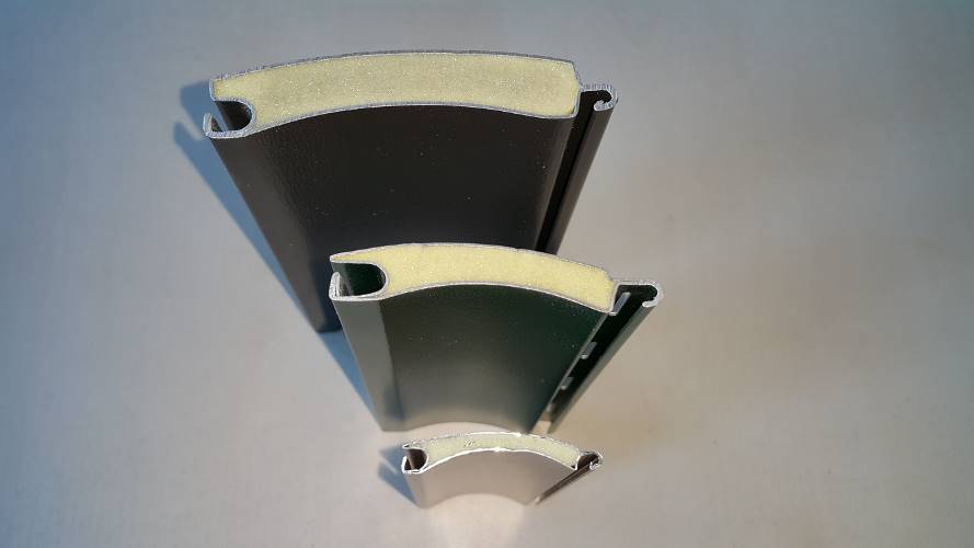 Lamele cu spuma poliuretanica 39,55,77mm